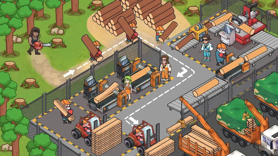 Lumber Out (Ламбер Аут) МОД/Взлом [Много монет, Открытые уровни и Мега MOD] Screenshot 1