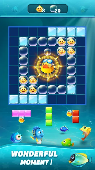 Block Ocean 1010 Puzzle Games (Блок Океан 1010 Головоломки) МОД/Взлом [Все открыто, Дополнительные деньги и Меню MOD] Screenshot 4