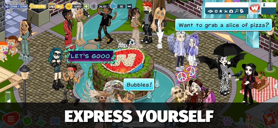 Woozworld - Virtual World (Вузворлд) МОД/Взлом [Бесконечные деньги, Монеты и Мега MOD] Screenshot 1