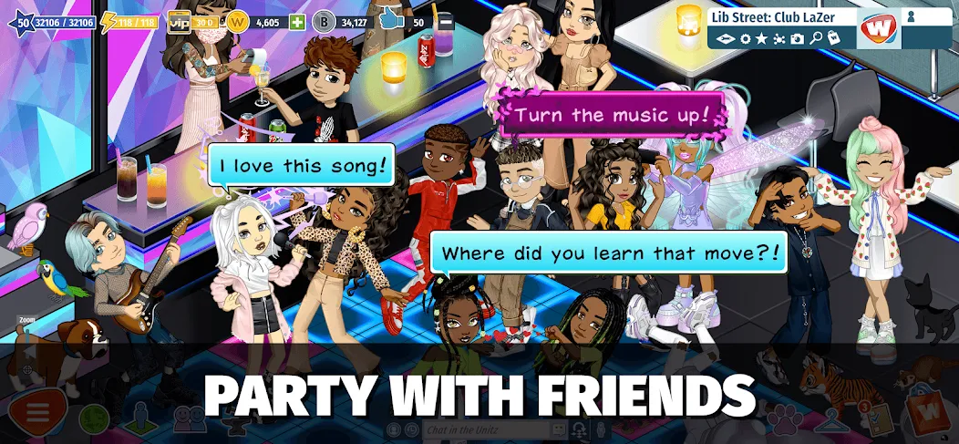 Woozworld - Virtual World (Вузворлд) МОД/Взлом [Бесконечные деньги, Монеты и Мега MOD] Screenshot 5