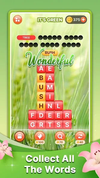Word Search Block Puzzle Game МОД/Взлом [Деньги, Монеты и Меню MOD] Screenshot 2