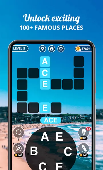 Wordwise® - Word Connect Game МОД/Взлом [Все открыто, Дополнительные деньги и Меню MOD] Screenshot 3