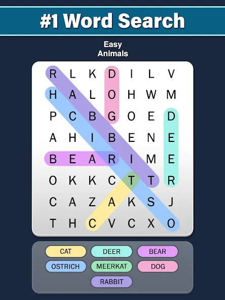 Word Search: Word Find (Ворд Срч) МОД/Взлом [Много денег, Монет и Все открыто] Screenshot 4