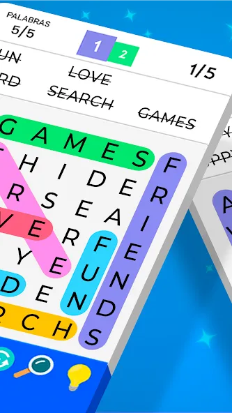 Word Search МОД/Взлом [Бесконечные деньги, Монеты и Мега MOD] Screenshot 2