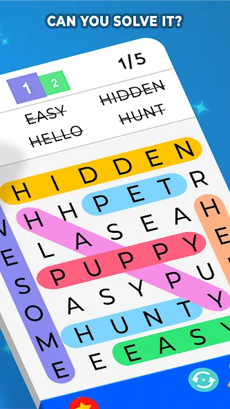 Word Search МОД/Взлом [Бесконечные деньги, Монеты и Мега MOD] Screenshot 3