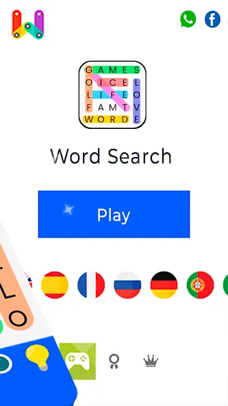 Word Search МОД/Взлом [Бесконечные деньги, Монеты и Мега MOD] Screenshot 4