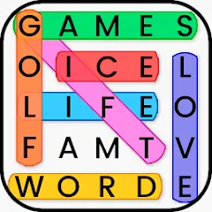 Скачать Взломанная Word Search на Андроид с модом на всё открыто бесплатно
