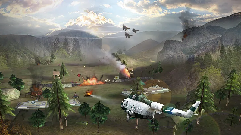 Gunship Strike 3D МОД/Взлом [Много монет, Открытые уровни и Мега MOD] Screenshot 4