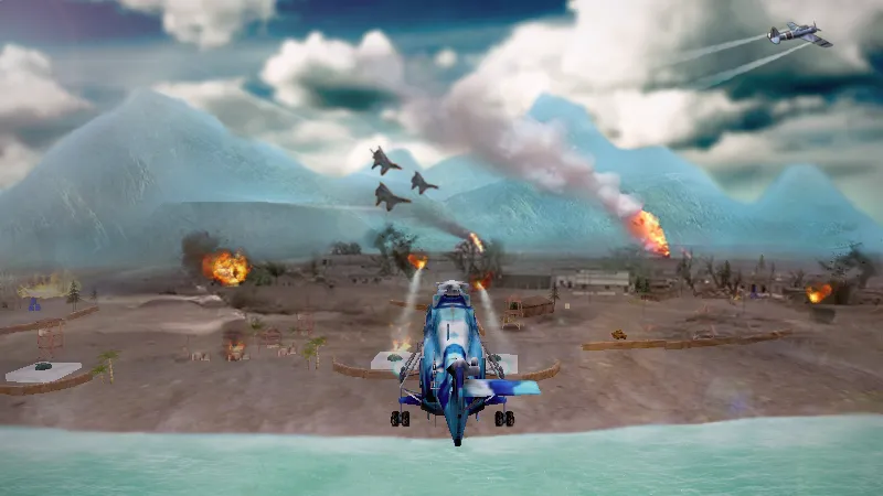 Gunship Strike 3D МОД/Взлом [Много монет, Открытые уровни и Мега MOD] Screenshot 5