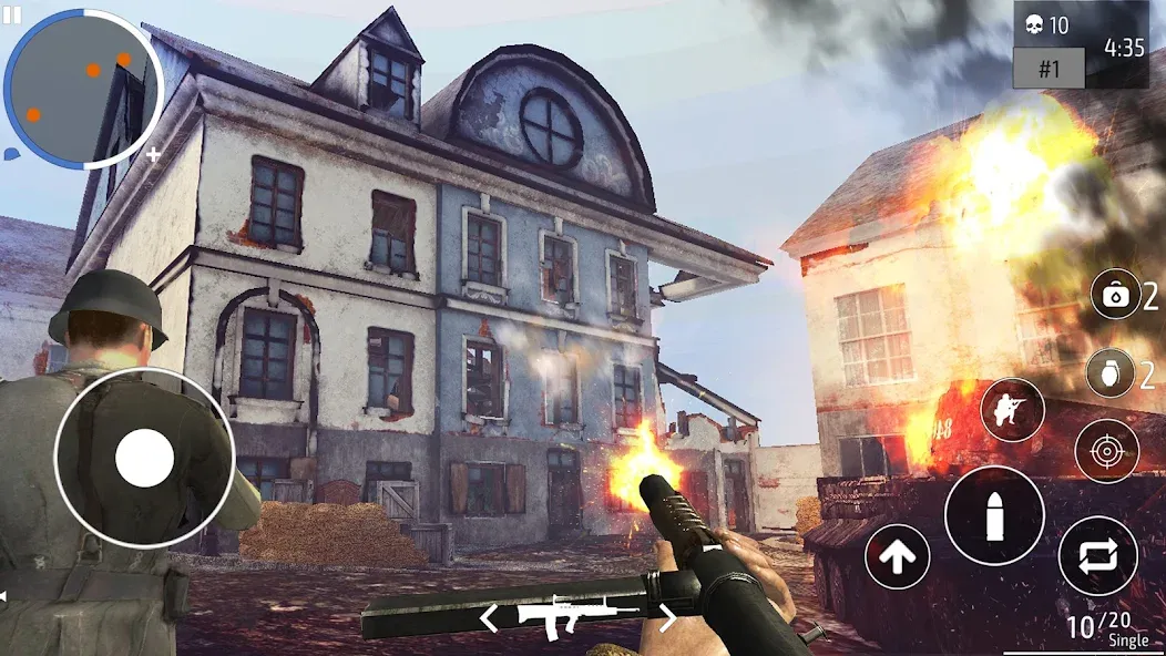 World War 2 Shooter offline (Мировая война 2 Стрелок) МОД/Взлом [Много денег, Монет и Все открыто] Screenshot 1
