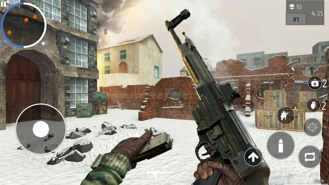World War 2 Shooter offline (Мировая война 2 Стрелок) МОД/Взлом [Много денег, Монет и Все открыто] Screenshot 2