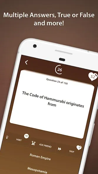 World History Quiz МОД/Взлом [Много денег, Монет и Все открыто] Screenshot 3