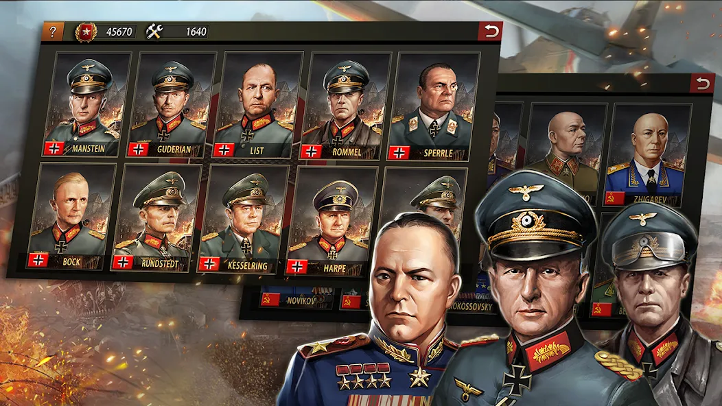 World War 2:WW2 Strategy Games (Вторая мировая война) МОД/Взлом [Много монет, Открытые уровни и Мега MOD] Screenshot 2