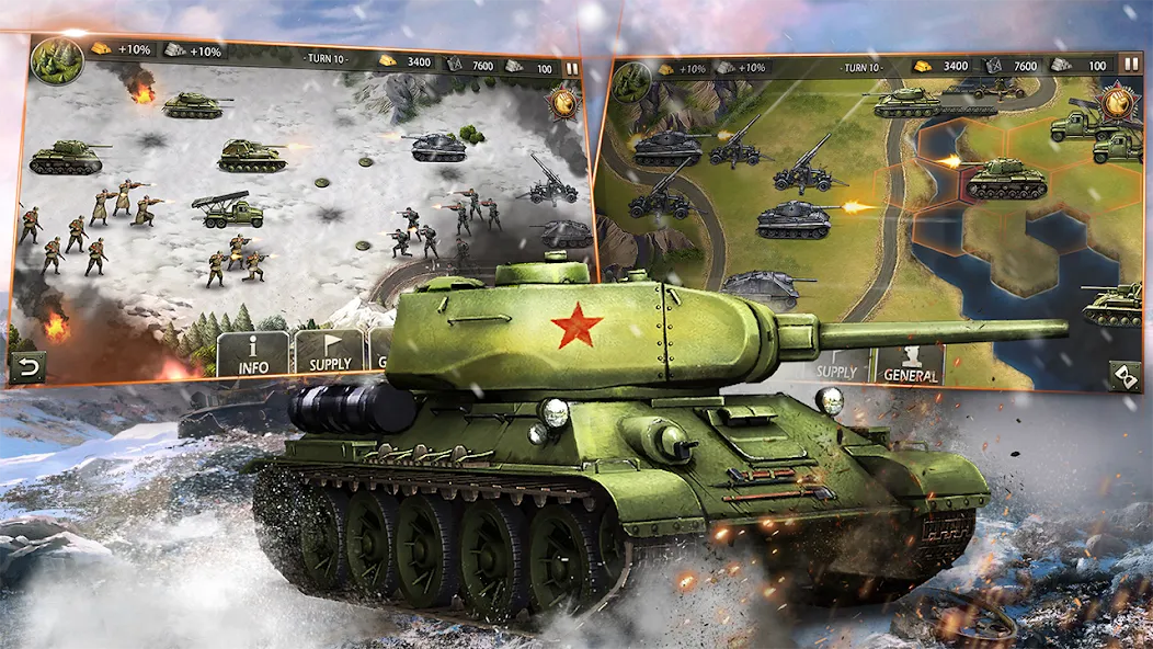 World War 2:WW2 Strategy Games (Вторая мировая война) МОД/Взлом [Много монет, Открытые уровни и Мега MOD] Screenshot 4