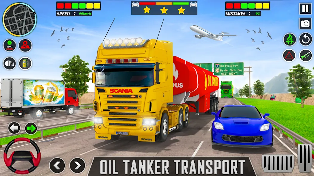 Offroad Oil Tanker Truck Games (Оффроуд Игры на машинецистерне для нефти) МОД/Взлом [Много денег, Монет и Все открыто] Screenshot 1