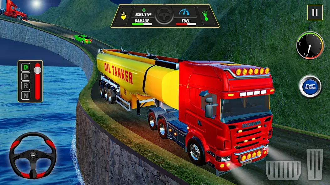 Offroad Oil Tanker Truck Games (Оффроуд Игры на машинецистерне для нефти) МОД/Взлом [Много денег, Монет и Все открыто] Screenshot 3