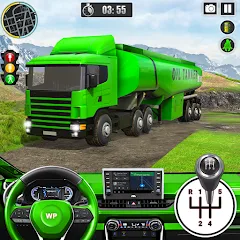 Скачать Offroad Oil Tanker Truck Games Взлом (много денег) на Андроид бесплатно