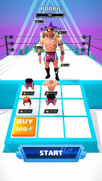 Wrestling Trivia Run (Рестлинг Тривия Ран) МОД/Взлом [Все открыто, Дополнительные деньги и Меню MOD] Screenshot 3