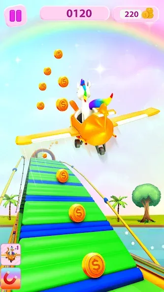 Unicorn Kingdom: Running Games (Юникорн Кингдом) МОД/Взлом [Все открыто, Дополнительные деньги и Меню MOD] Screenshot 2