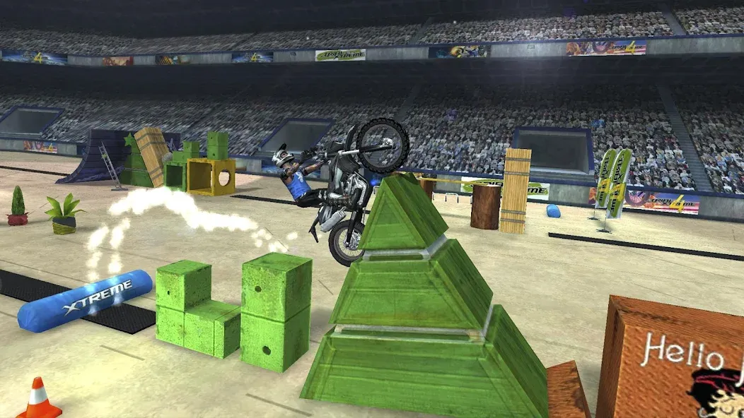 Trial Xtreme 4 Bike Racing (Триал Экстрим 4 Гонки на мотоциклах) МОД/Взлом [Все открыто, Дополнительные деньги и Меню MOD] Screenshot 4
