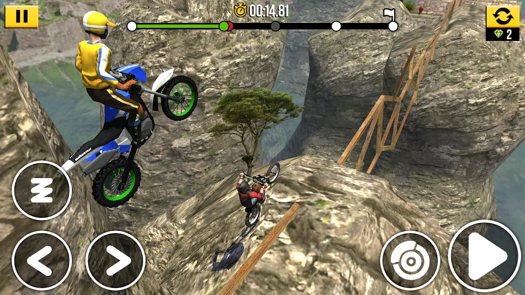 Trial Xtreme Legends (Триал Экстрим Легенды) МОД/Взлом [Все открыто, Дополнительные деньги и Меню MOD] Screenshot 1