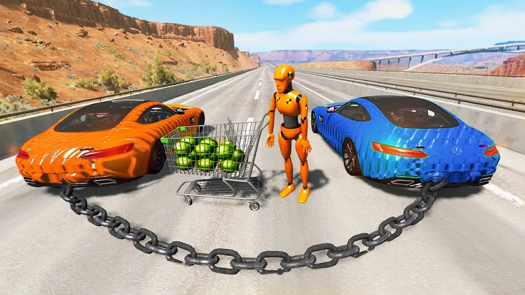 Car Crash: 3D Mega Demolition (Кар краш) МОД/Взлом [Много денег, Монет и Все открыто] Screenshot 4
