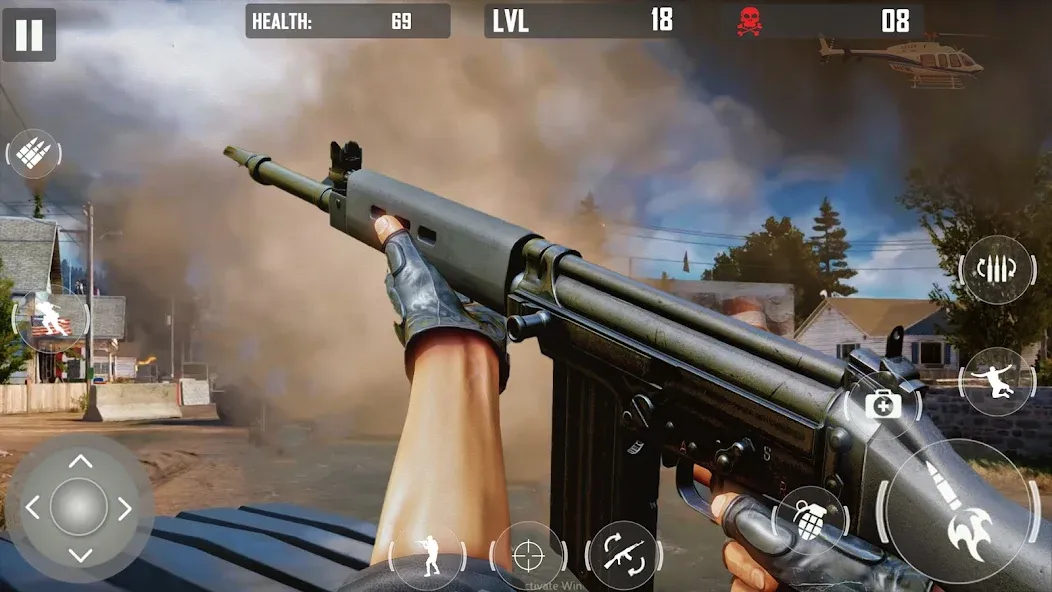 fps cover firing Offline Game (ФПС кавер стрельба Оффлайн игра) МОД/Взлом [Все открыто, Дополнительные деньги и Меню MOD] Screenshot 1