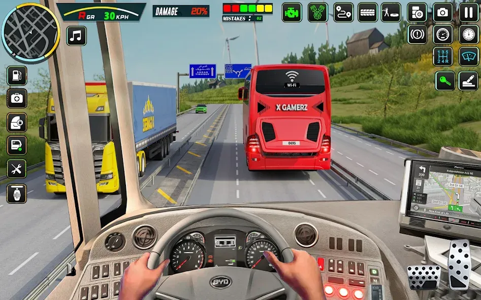 City Bus Simulator - Bus Drive МОД/Взлом [Все открыто, Дополнительные деньги и Меню MOD] Screenshot 3