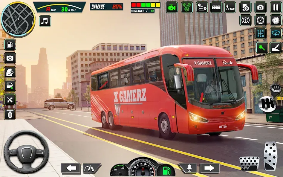 City Bus Simulator - Bus Drive МОД/Взлом [Все открыто, Дополнительные деньги и Меню MOD] Screenshot 4