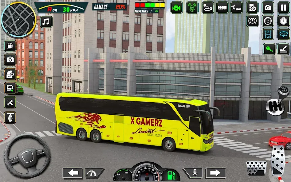 City Bus Simulator - Bus Drive МОД/Взлом [Все открыто, Дополнительные деньги и Меню MOD] Screenshot 5
