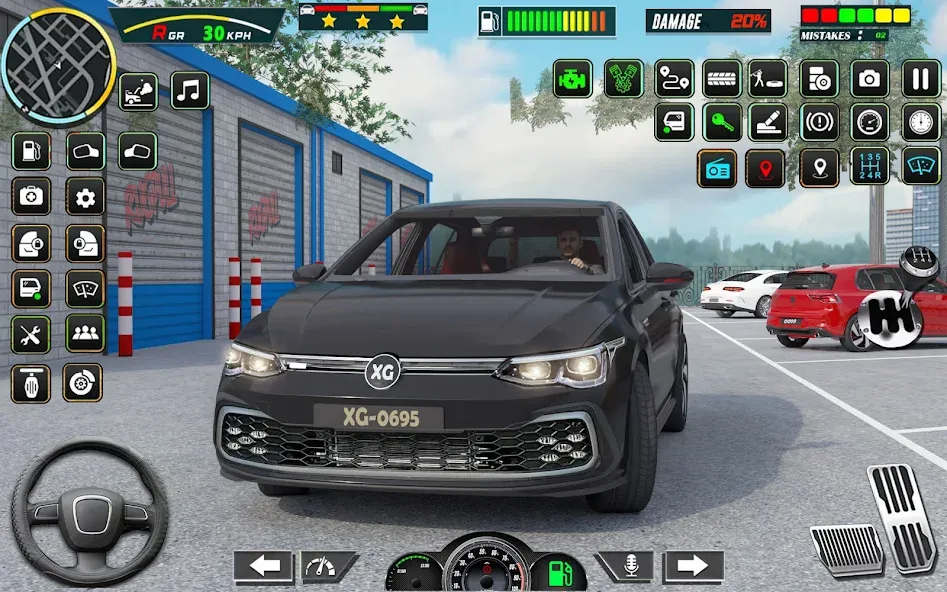 City Car Driving - Car Games (Сити Кар Драйвинг) МОД/Взлом [Бесконечные деньги, Монеты и Мега MOD] Screenshot 1