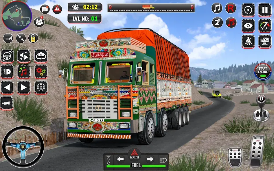 Indian Truck Drive Truck Games (Индийский грузовой симулятор) МОД/Взлом [Много монет, Открытые уровни и Мега MOD] Screenshot 2
