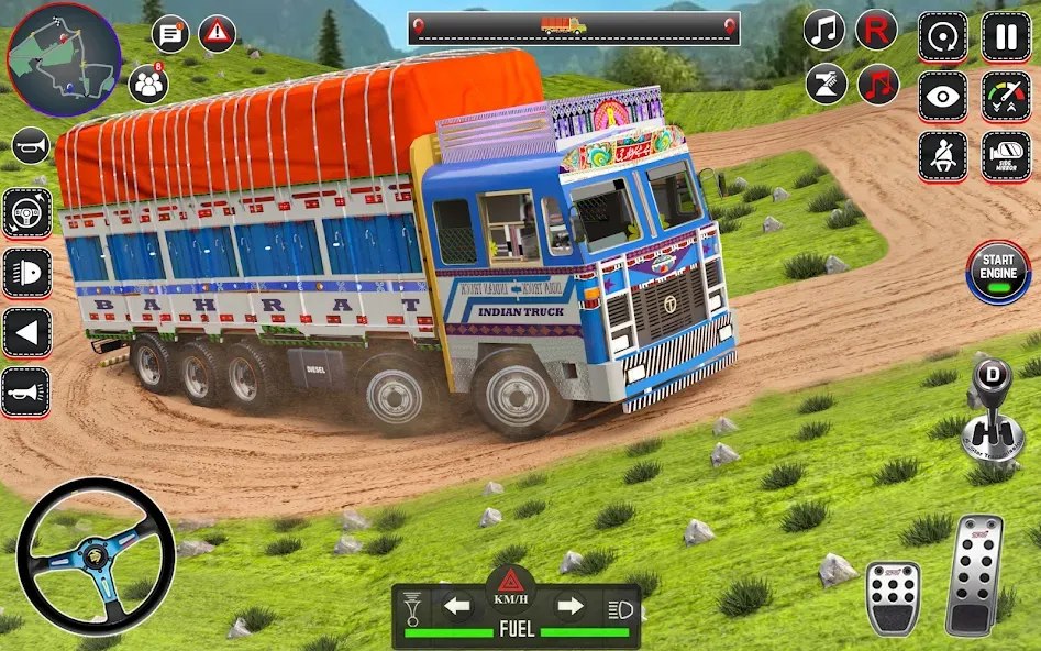 Indian Truck Drive Truck Games (Индийский грузовой симулятор) МОД/Взлом [Много монет, Открытые уровни и Мега MOD] Screenshot 3
