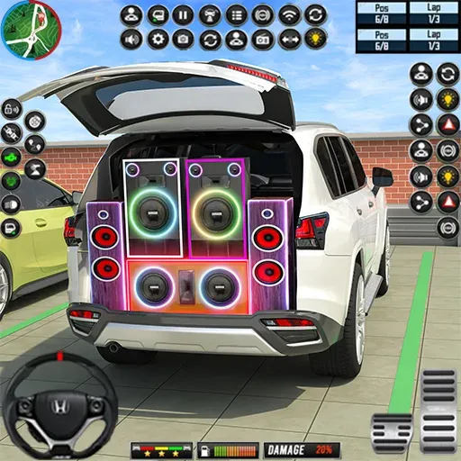 School Car Game 3d Car Driving МОД/Взлом [Все открыто, Дополнительные деньги и Меню MOD] Screenshot 1