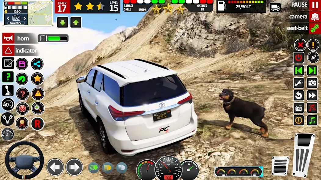 School Car Game 3d Car Driving МОД/Взлом [Все открыто, Дополнительные деньги и Меню MOD] Screenshot 4