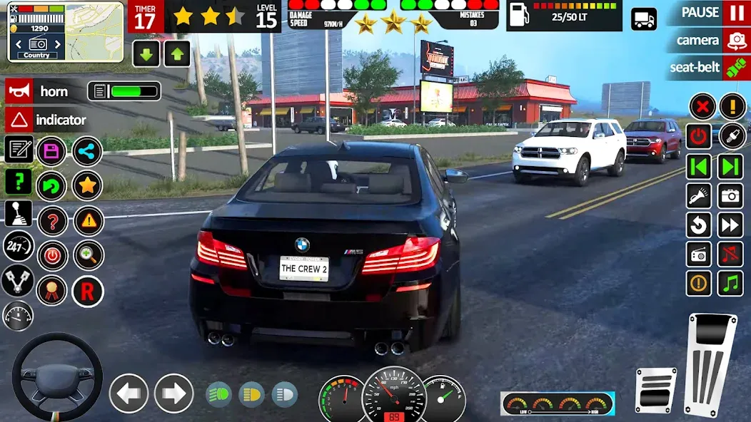 School Car Game 3d Car Driving МОД/Взлом [Все открыто, Дополнительные деньги и Меню MOD] Screenshot 5