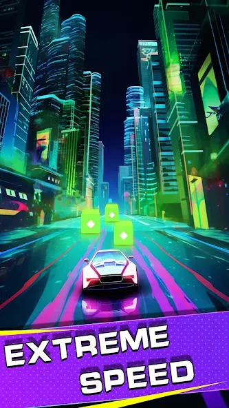 Beat Racing:Car&Music game (Бит Кар Гонки игра музыки ) МОД/Взлом [Деньги, Монеты и Меню MOD] Screenshot 3