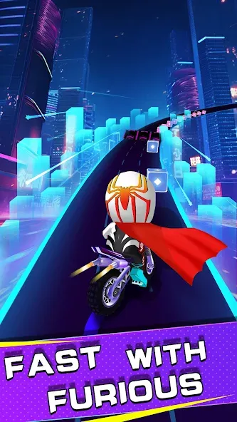 Beat Racing:Car&Music game (Бит Кар Гонки игра музыки ) МОД/Взлом [Деньги, Монеты и Меню MOD] Screenshot 4