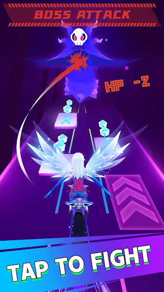 Beat Dancing EDM:music game (Бит Дэнсинг ЭДМ) МОД/Взлом [Меню, Бесконечные монеты и Открытые уровни] Screenshot 3