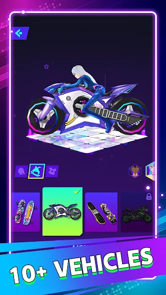 Beat Dancing EDM:music game (Бит Дэнсинг ЭДМ) МОД/Взлом [Меню, Бесконечные монеты и Открытые уровни] Screenshot 4