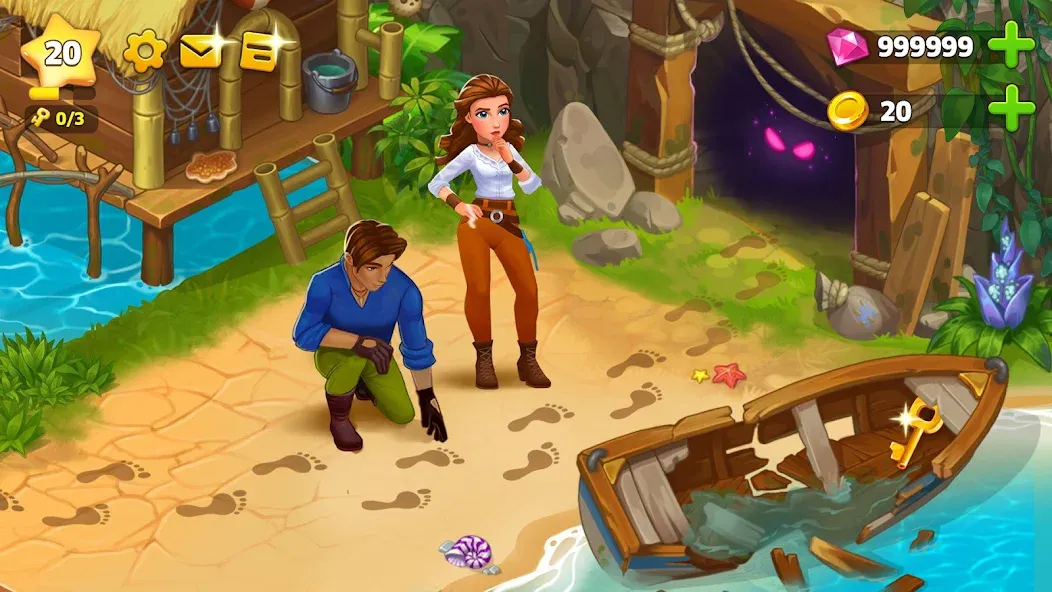 Island Hoppers: Jungle Farm (Айслэнд Квеставэй) МОД/Взлом [Деньги, Монеты и Меню MOD] Screenshot 3