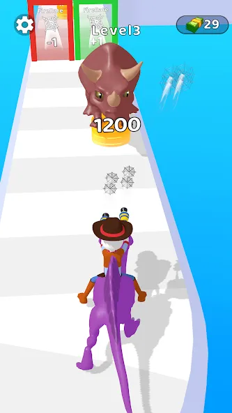 Monster Catch Run (Монстер Кэтч Ран) МОД/Взлом [Меню, Бесконечные монеты и Открытые уровни] Screenshot 4