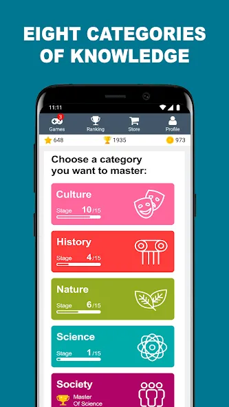 QuizzClub. Quiz & Trivia game (КвиззКлуб) МОД/Взлом [Много монет, Открытые уровни и Мега MOD] Screenshot 4