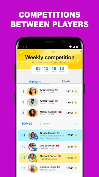 QuizzClub. Quiz & Trivia game (КвиззКлуб) МОД/Взлом [Много монет, Открытые уровни и Мега MOD] Screenshot 5