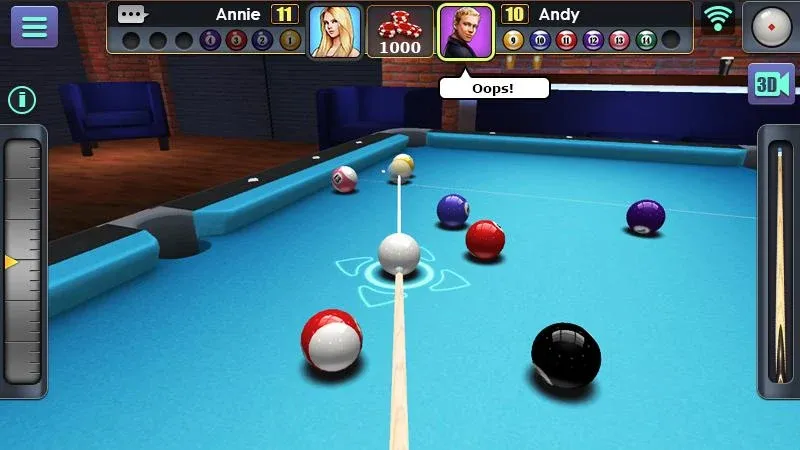 3D Pool Ball МОД/Взлом [Бесконечные деньги, Монеты и Мега MOD] Screenshot 1