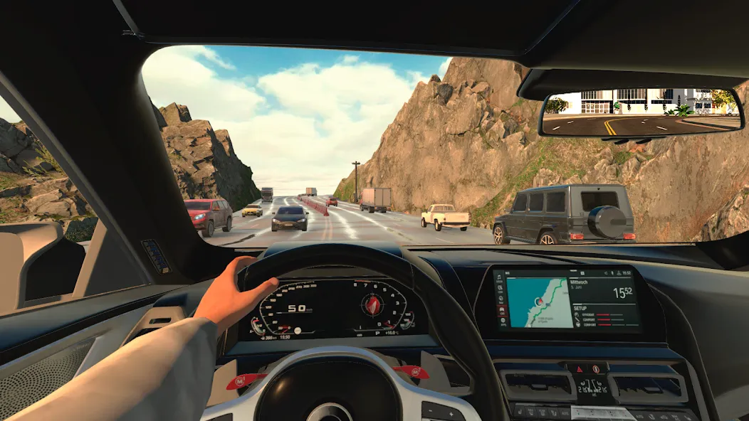 Drive Simulator: Traffic Race МОД/Взлом [Много монет, Открытые уровни и Мега MOD] Screenshot 4