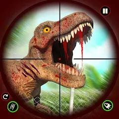 Скачать Dino Hunting Sniper Shooter 3D Взлом (Много денег) на Андроид бесплатно