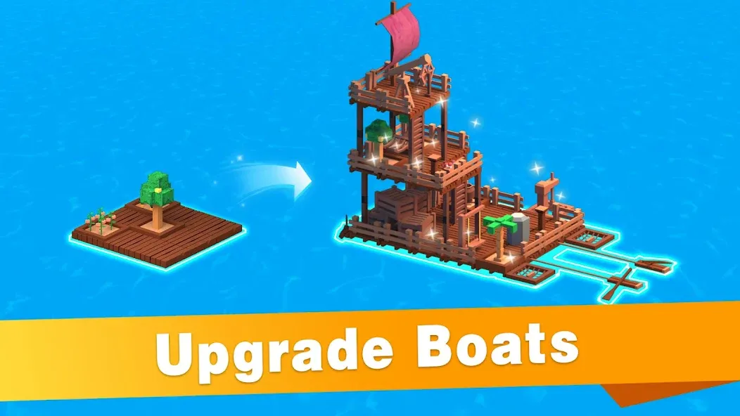 Idle Arks: Build at Sea (Айдл) МОД/Взлом [Много монет, Открытые уровни и Мега MOD] Screenshot 2