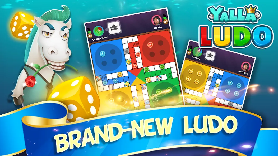 Yalla Ludo - Ludo&Domino (Ялла Лудо) МОД/Взлом [Бесконечные деньги, Монеты и Мега MOD] Screenshot 1