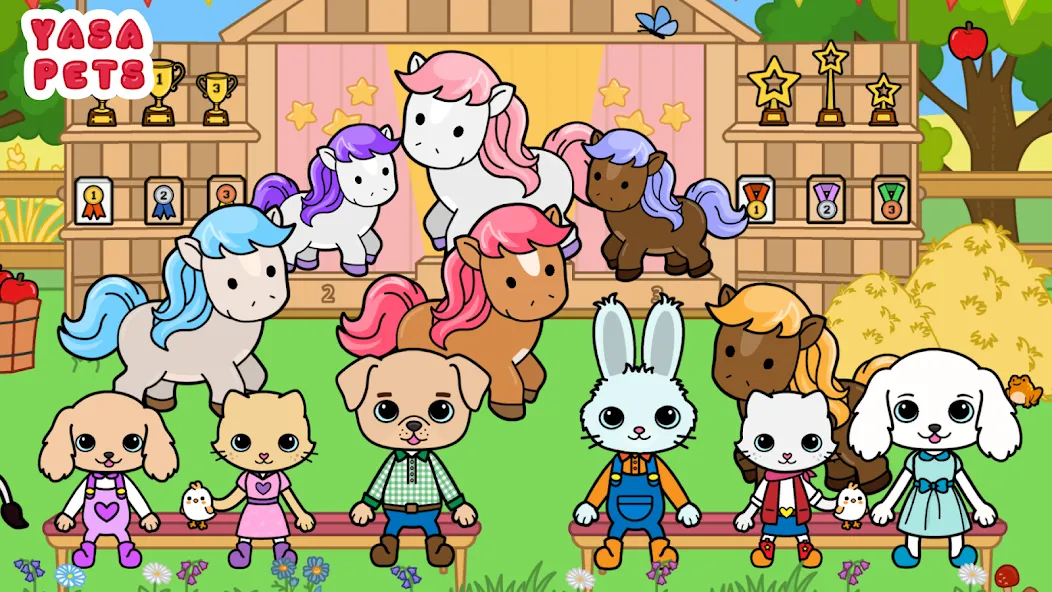 Yasa Pets Farm (Яса Петс Фарм) МОД/Взлом [Много монет, Открытые уровни и Мега MOD] Screenshot 2